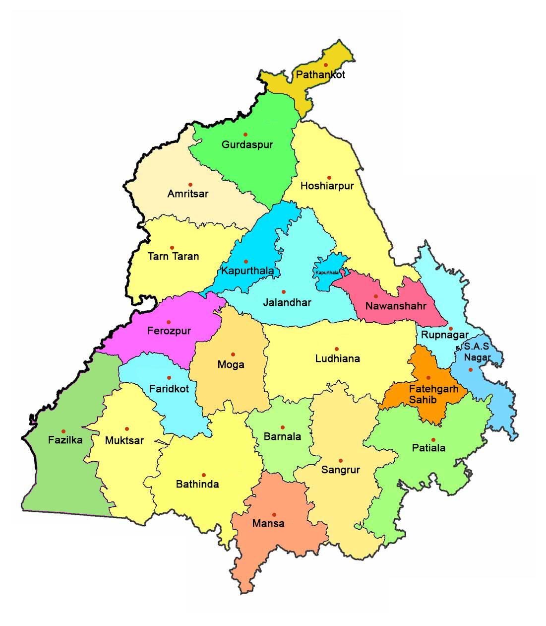 districts of punjab government of punjab india districts of punjab government of